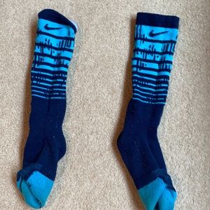 Blue Dri fit socks